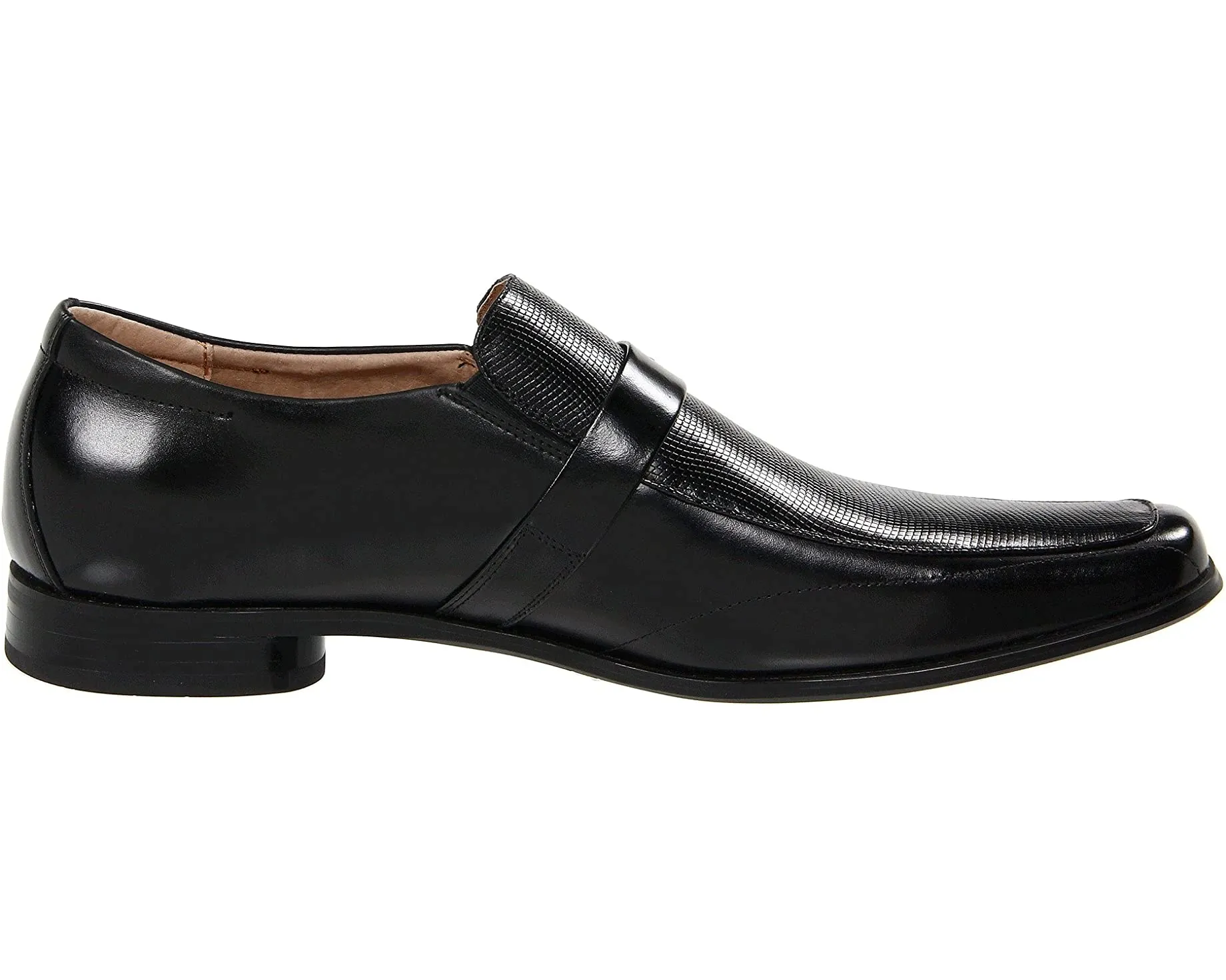 Beau Moc Toe Slip On Loafer Stacy Adams, black