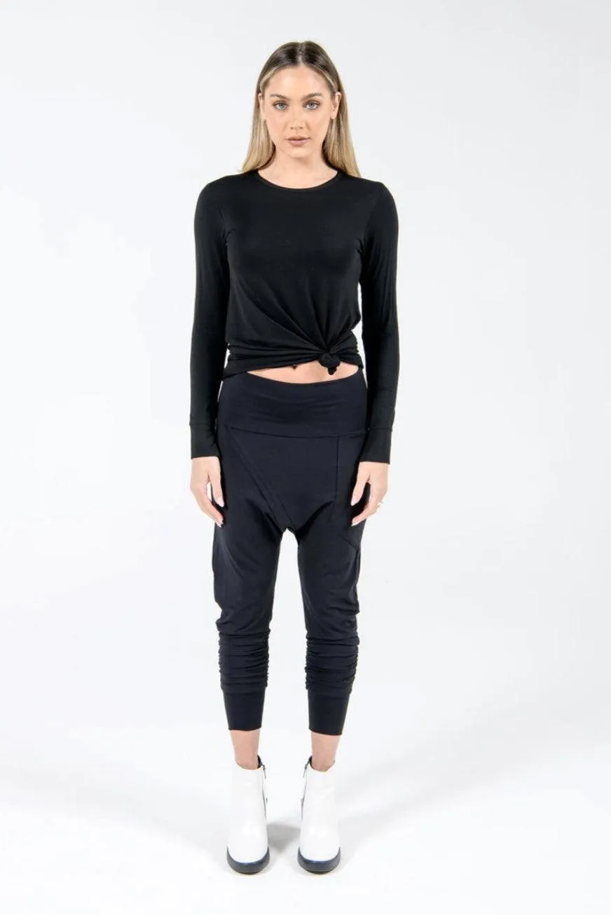 Cotton Asymmetric drop crotch pant UNISEX