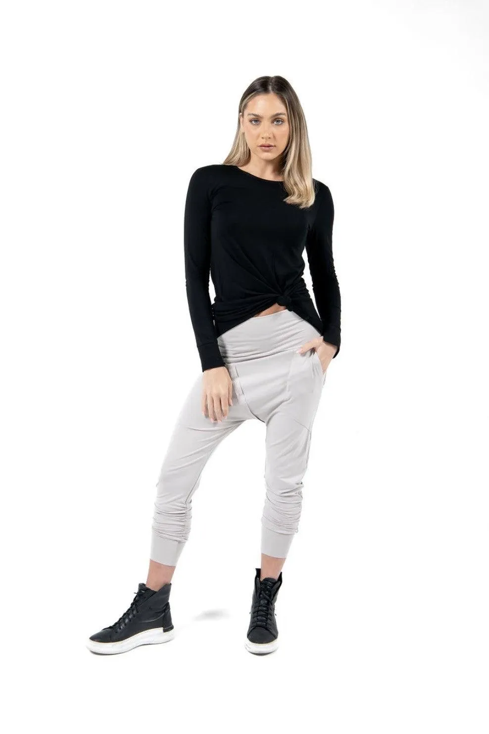Cotton Asymmetric drop crotch pant UNISEX
