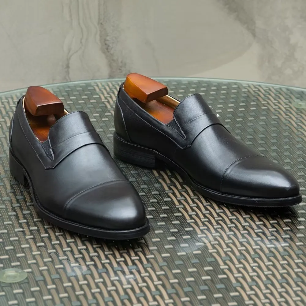 LuxeCraft Leather Lace-up Dress Shoes
