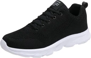 Women's Lace Up Walking Running Shoes Tennis Casual Mens Running Shoes Breathable Men Casual Dress Shoes Brown Sneakers Platform Tennis Shoe Cross Trainer Shoe