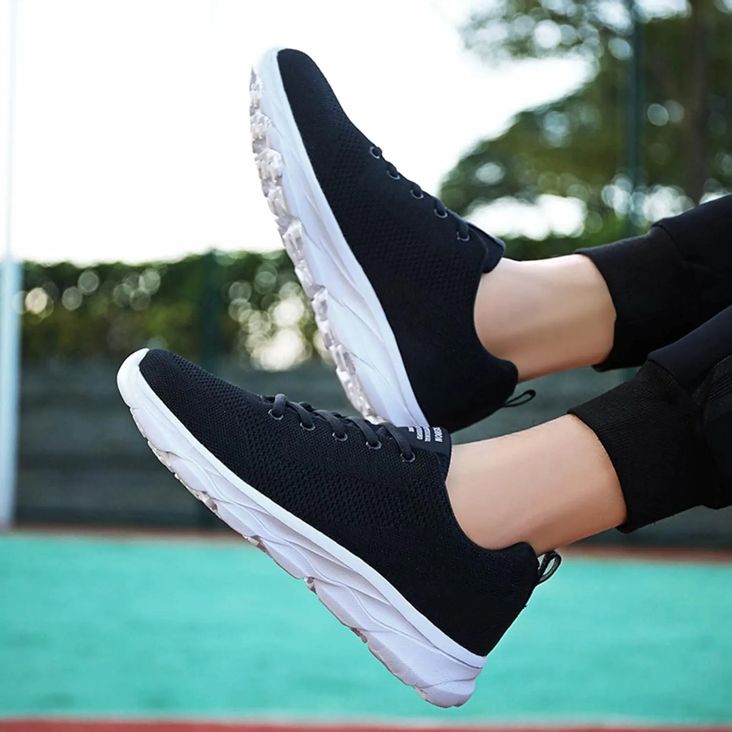 Women's Lace Up Walking Running Shoes Tennis Casual Mens Running Shoes Breathable Men Casual Dress Shoes Brown Sneakers Platform Tennis Shoe Cross Trainer Shoe